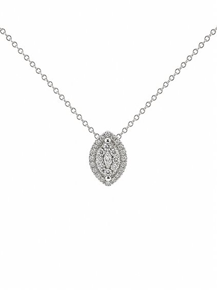 Necklace Recarlo Woman in Gold Diamante 0.27 Ct XE 219/B - XE 219/B